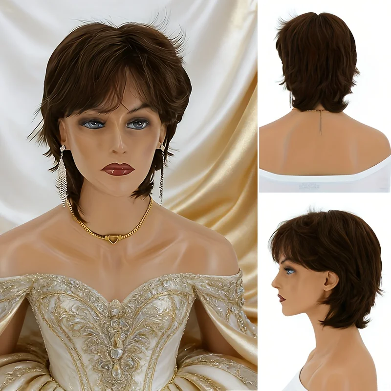 

Synthetic Wigs for Women, Long Hair Lazy Hair Clips, Wig for Internet Celebrities, Black Straight Long Hair Half-Head Cap