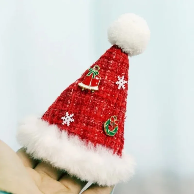 Hundehüte, Haustier-Weihnachtsmütze, klassische Weihnachtsmütze im Mini-Stil, Haustierzubehör für kleine Hunde, Katzen, Festival, Winterdekoration, Geschenk