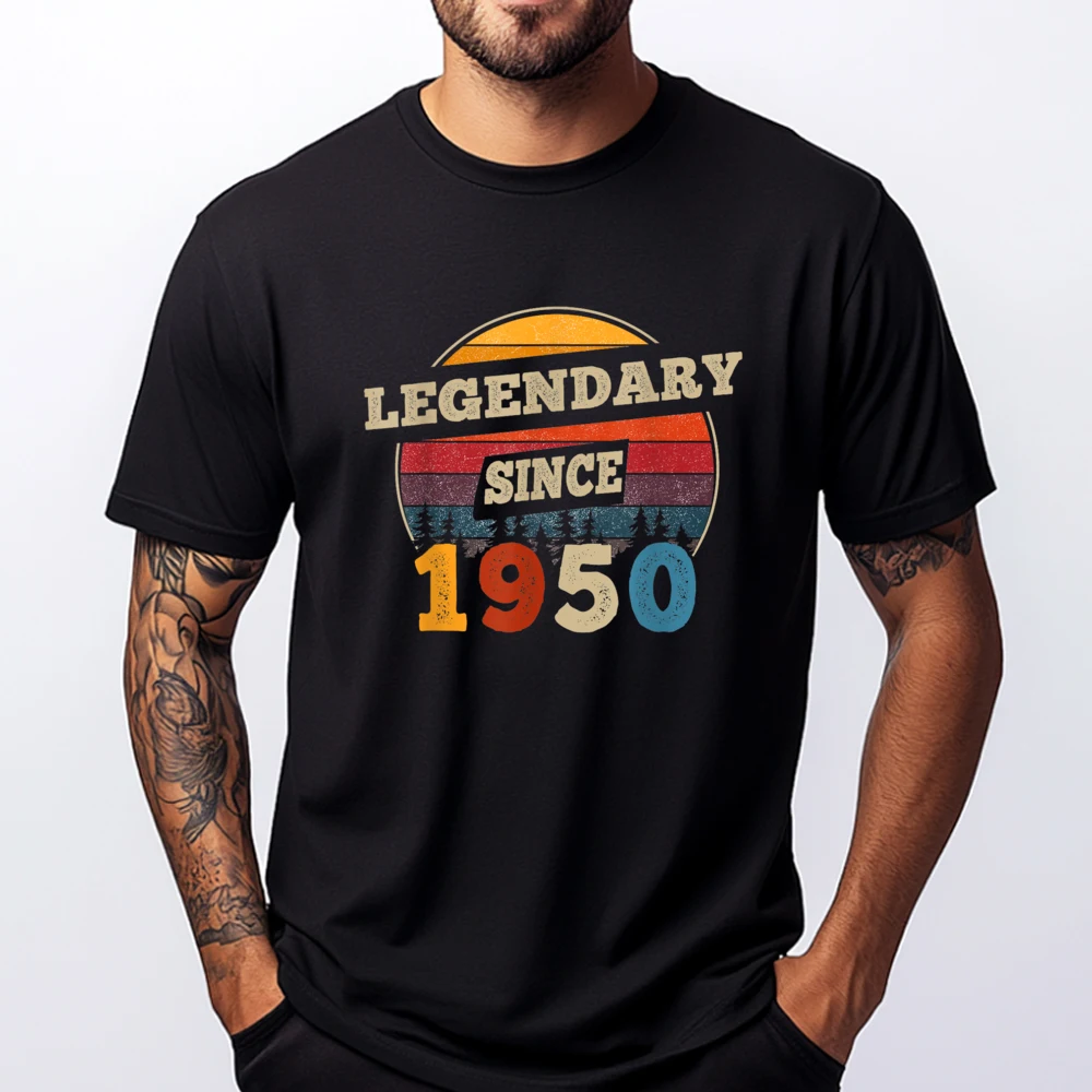 Легендарная футболка с изображением 1950 года, 72-го дня рождения на 72-летие, удобные винтажные футболки на День Благодарения Легендарная футболка с изображением 1950 года, 72-го дня рождения на 72-летие, удобные винтажные футболки на День Благодарения