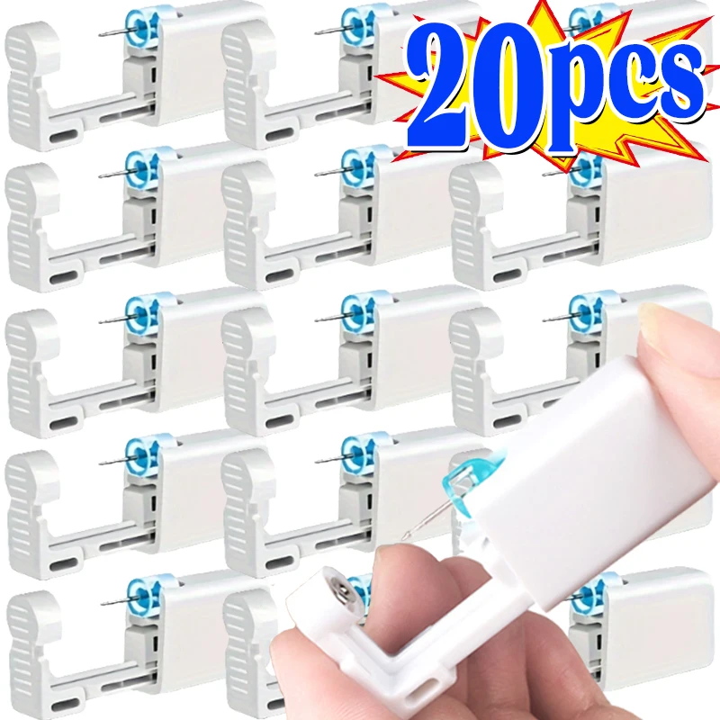 Nessuna inflamazione Kit pistola per piercing all'orecchio di sicurezza usa e getta Disinfettare orecchini Piercer Machine Borchie Strumenti per piercing gioielli per il corpo del naso