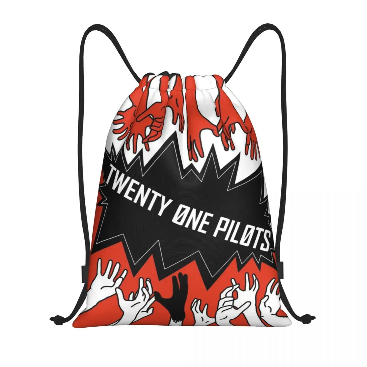 Custom T-Twentys One P-Pilots Drawstring Backpack Sports Gym Bag for Women Men Shopping Sackpack