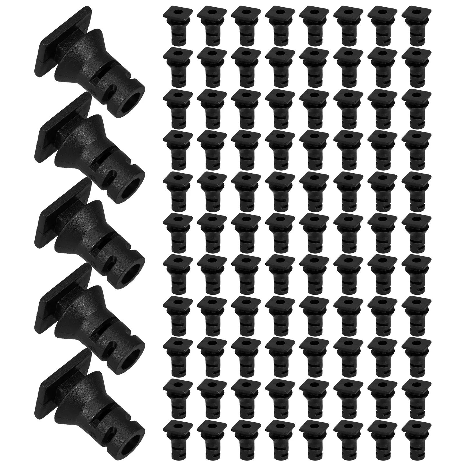 

100Pcs Electrical Wire Protection Cable Protector ABS Cord Grip Strain Relief Connector Cable Strain Relief Protector