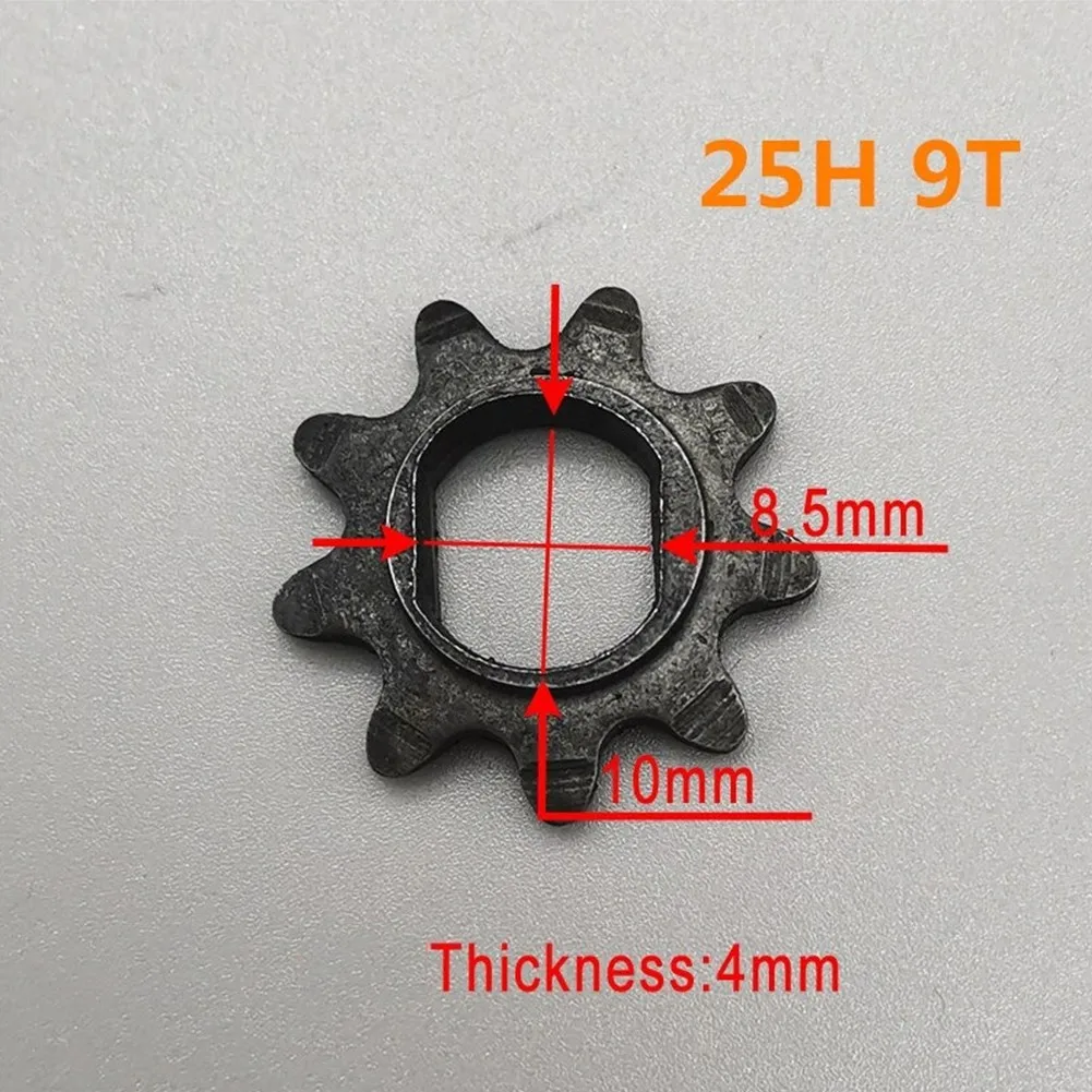 9T 11T 13T 25H H-Shaped Sprocket For 25H Chain Motor Pinion Gear DC Motor With 10mm Inside Diameter For New Electric Scooter