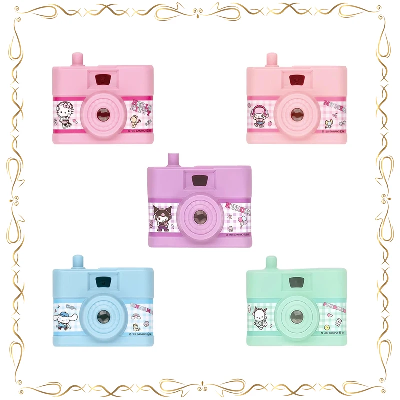 

Hello Kitty Cinnamon Camera Modeling Projection Lamp Gashapon Miniature Cute Ornament Children's Day Gifts Model Toys