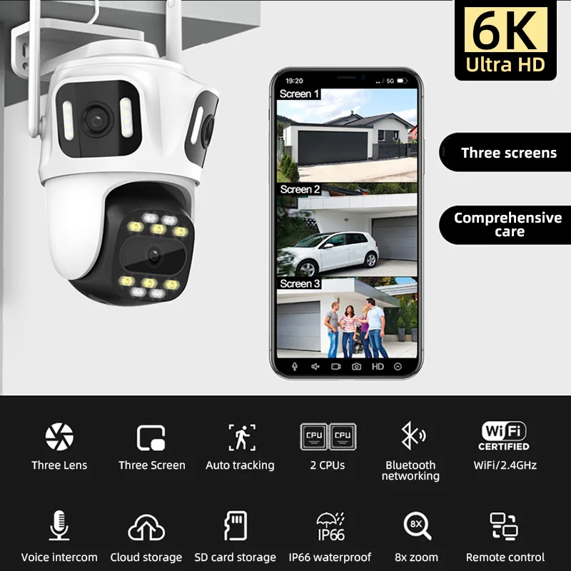 kerui-outdoor-ptz-6k-wifi-ip-camera-triple-lens-camera-home-security-cctv-video-surveillance-with-triple-screens-icsee-app