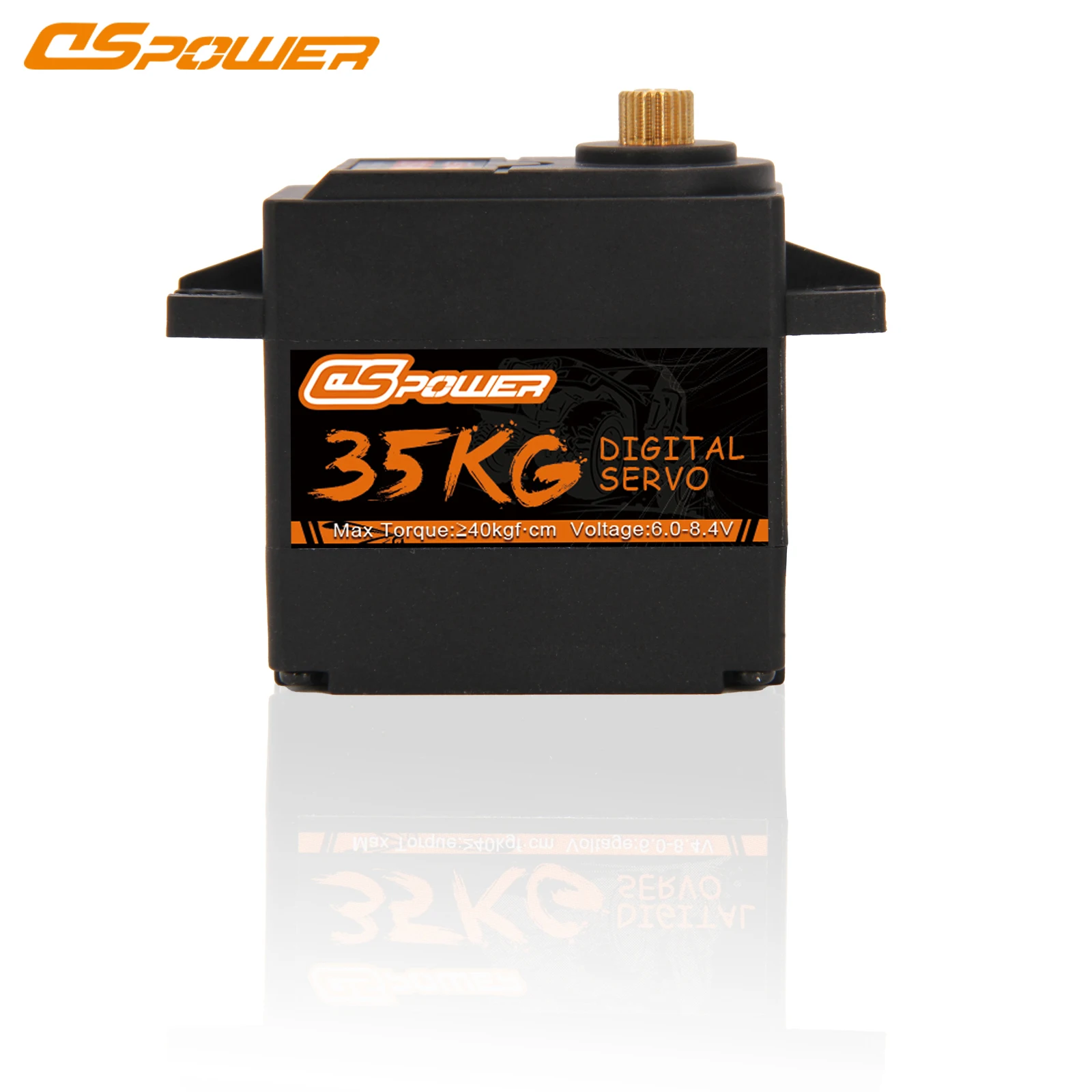 DSpower Waterproof 35KG HV Servo 180/300degree Digital PWM Metal Gear with 25T Arm for 1/8 1/10 RC Car TRX4 Scx10 104001 Toy