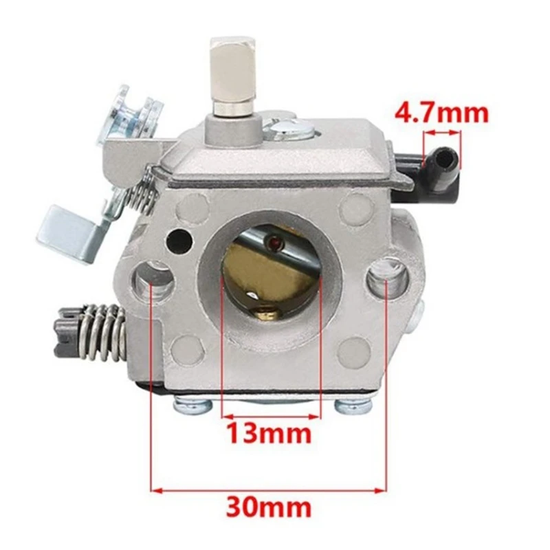 PZHI Carburetor for 028 028AV Chainsaw, Replaces Tillotson HU-40D WT-16B, with Gaskets, Silver Metal