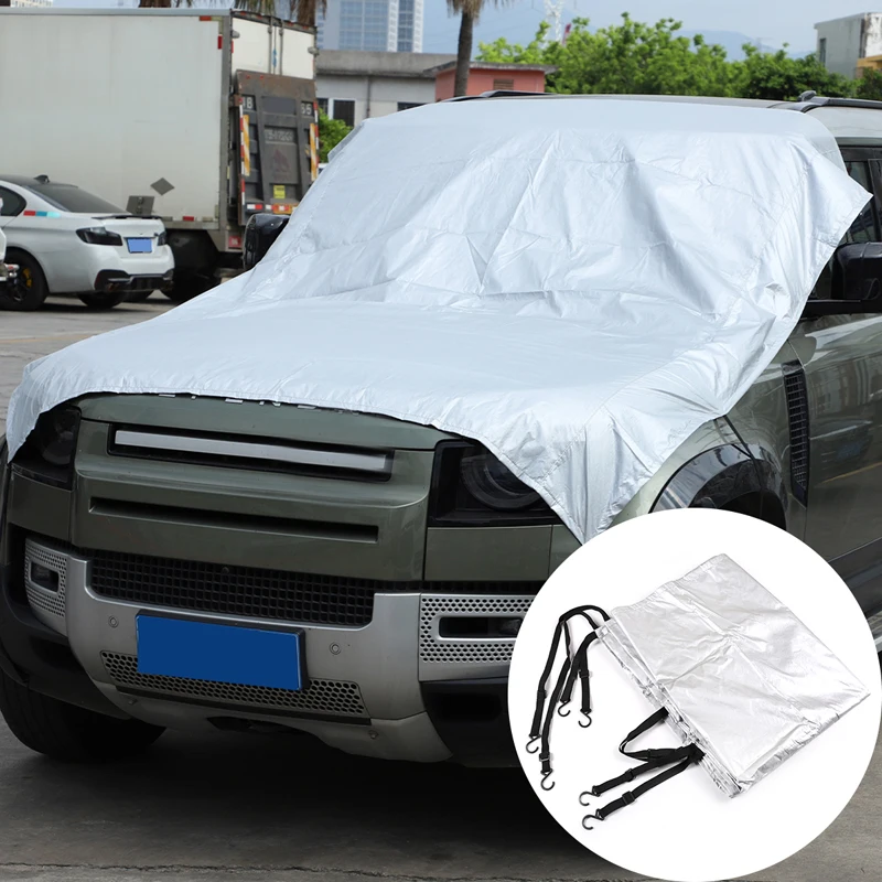 For Land Rover Defender 90 110 2004-2023 Car Front Windshield Snow Shield Protector Sun Hood Sun Cover Car Exterior Accessories