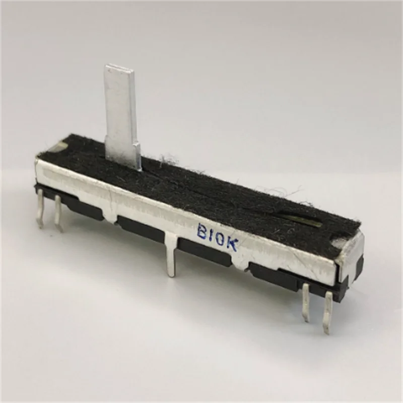 Electronic keyboard fader 45mm volume control carbon film resistor sliding potentiometer B10K