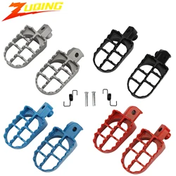 Motorcycle Foot Pegs Rests Footpegs for Yamaha PW50 80 TW200 XR50R CRF50 CRF70 CRF80 CRF100F Motorbike Dirt Pit Bike
