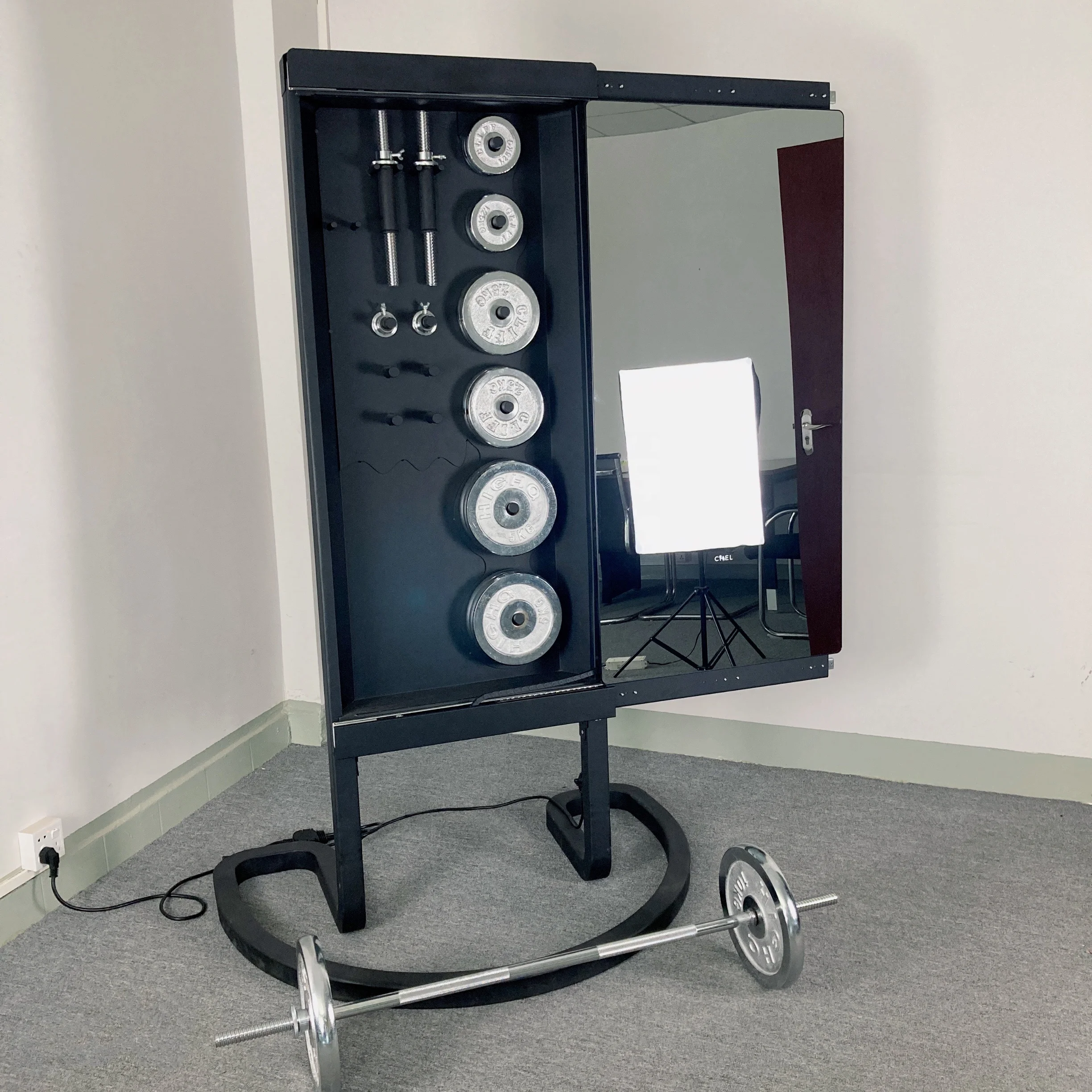 Tystart Smart Multifunctionele Tv Spiegel Trainingsstation 32Inch Lcd Gym Spiegel