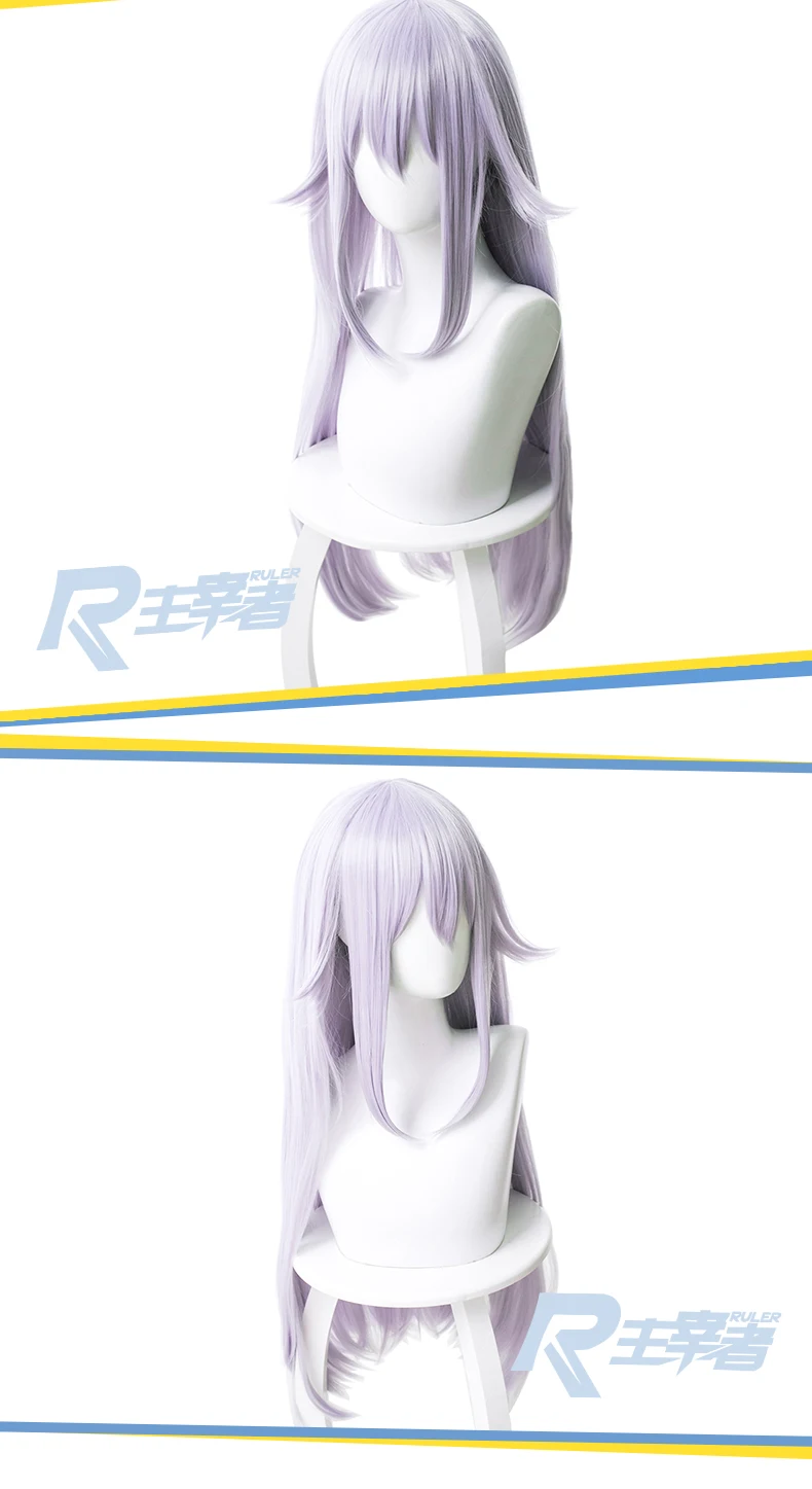 أنيمي Booette شعر مستعار تأثيري الملكة Boo Bowsette Boosette أبيض طويل 80 شعر مستعار للعب دور حفلة الهالوين كرنفال