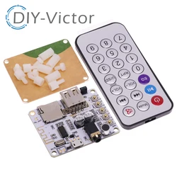 Bluetooth Audio Receiver board with USB TF card Slot decoding playback preamp output A7-004 5V 2.1 Wireless Stereo Music Module