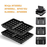 Air Fryer Waffle Mold Silicone Non Stick Pan for Ninja AF300EU AF400EU AF451EU SL400EU AF500DE Works with Most Air Fryers