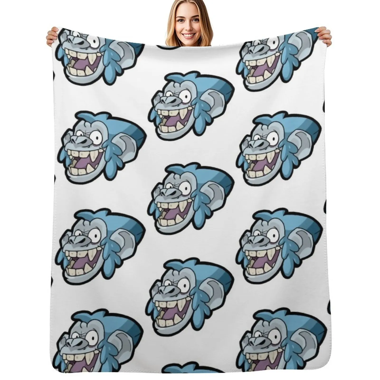 

BLU APE Throw Blanket for babies Soft Plush Plaid blankets and throws For Decorative Sofa Blanket