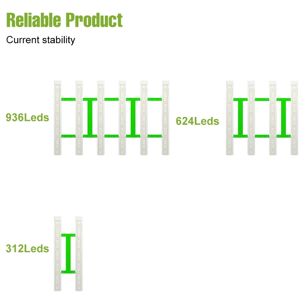 1200 واط شاشة ليد بطيف كامل تنمو أضواء 220 فولت الكم مجلس النبات مصباح الدفيئة المائية الخضار زهرة عصاري زراعة الإضاءة #2