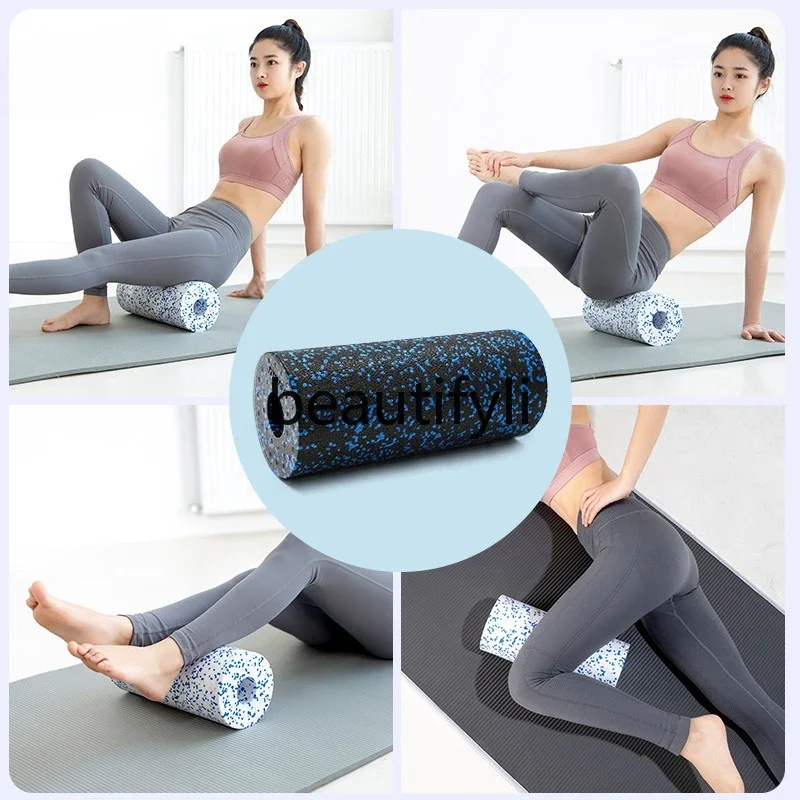 X  Foam Shaft Muscle Relaxation Roller Leg Massage Yoga Column, Fitness Roller Back Massage Stick