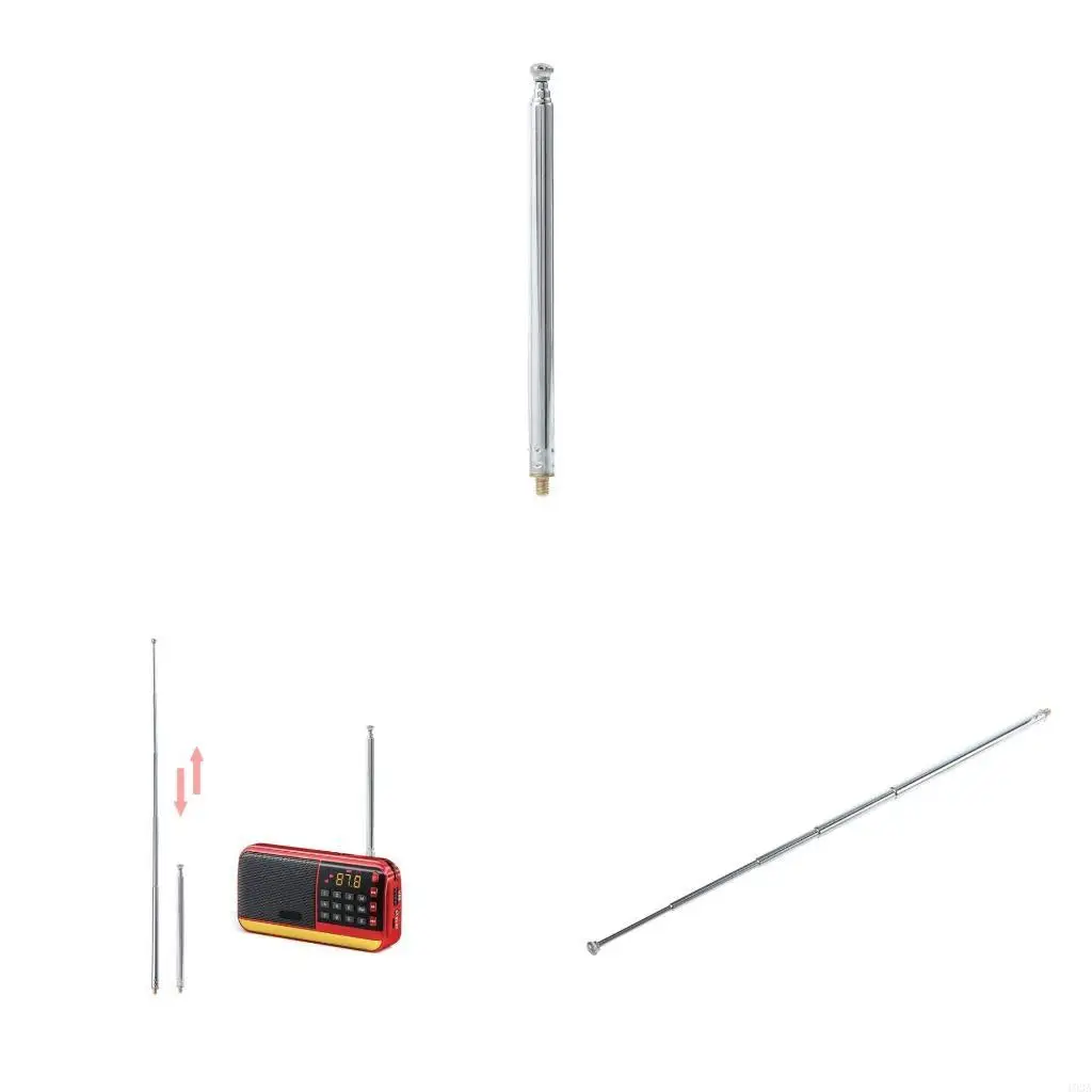 193A Telescopic Antenna Durable RC Model Car Replacement 5 Sections Connectors