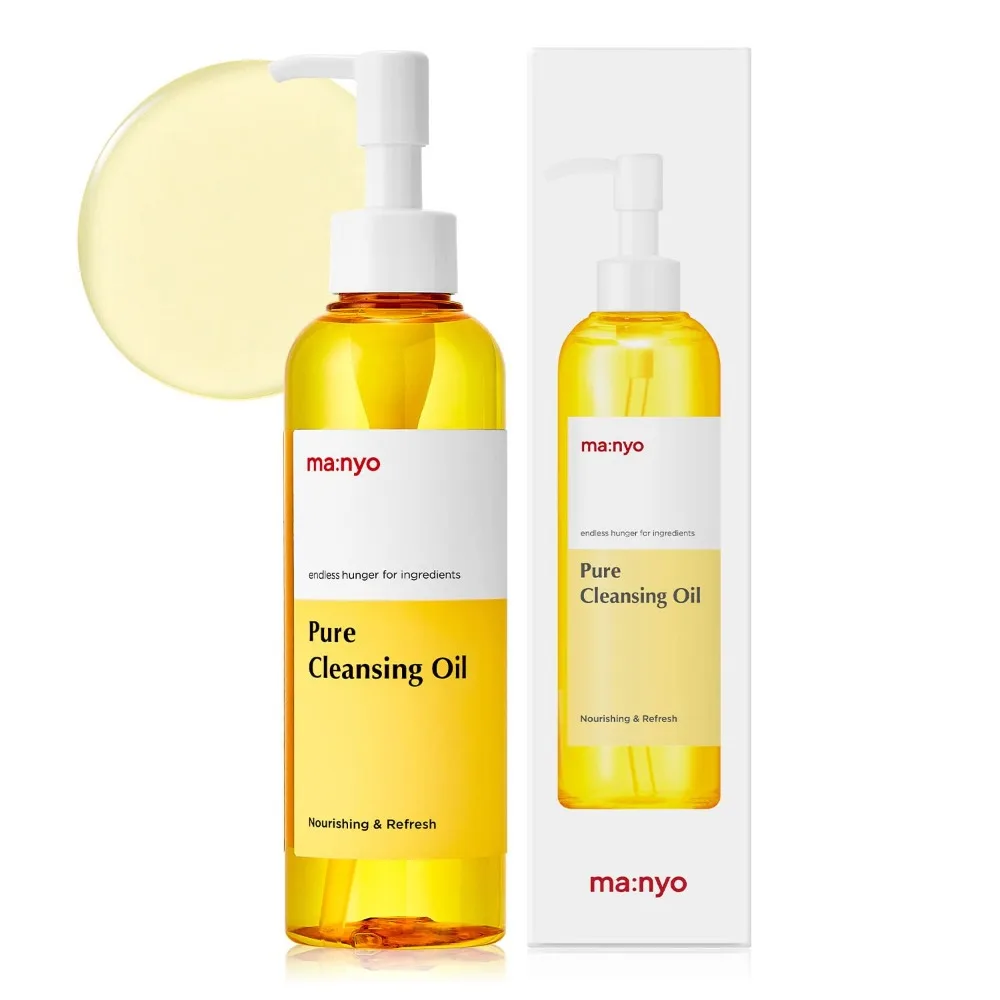 ma:nyo pure cleansing oil Korean cleanser to remove blackheads with argan oil daily makeup removal Korean skin care products