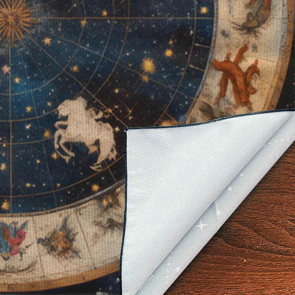 Starry Sky Creative Tarot Tablecloth Divination Uses The Altar Cloth Of The Twelve Zodiac Signs Astrological Ritual Cloth