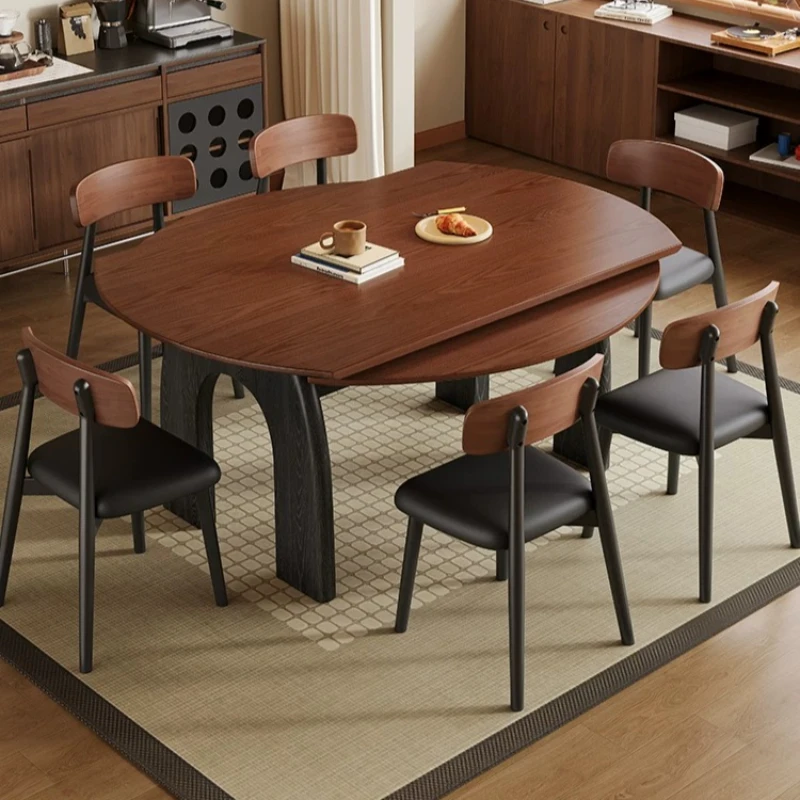 Modern Extendable Dining Tables Breakfast Nook Chairs 4 Kitchen Dining Tables Foldable Luxury Mesa Plegable Hotel Furniture