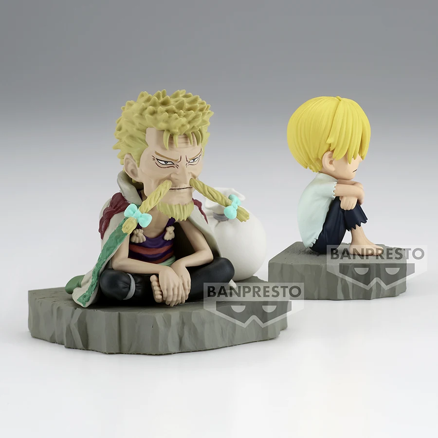 Banpresto One Piece Anime Figurines WCF Zeff Sanji PVC tokoh aksi Wcf figur koleksi Model mainan