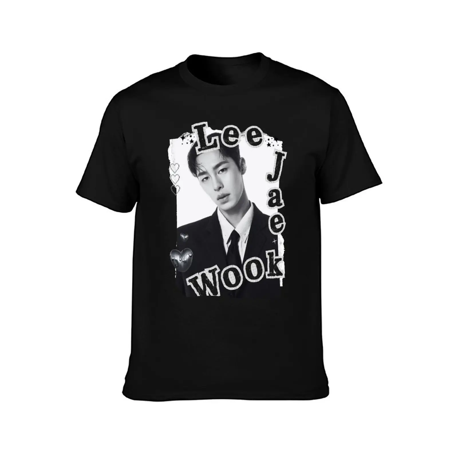 Lee Jae-wook: Black and White Drama Icon T-Shirt Quick Dry Sports Short Sleeve Tee T-Shirt