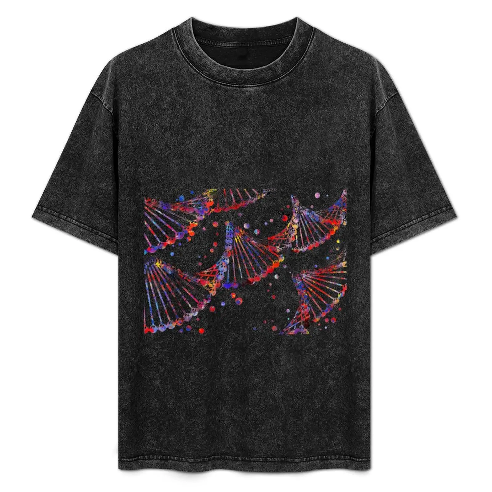 

DNA molecule, watercolor DNA, DNA, DNA structure T-Shirt Plus Size Lightweight Tee Shirt