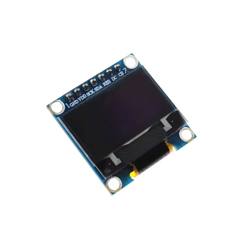 Imagem -05 - Módulo de Exibição Oled Branco para Arduino Placa de Tela Lcd Certificação Rohs 0.96 Polegada Iic Serial 128x64 I2c Ssd1306 12864