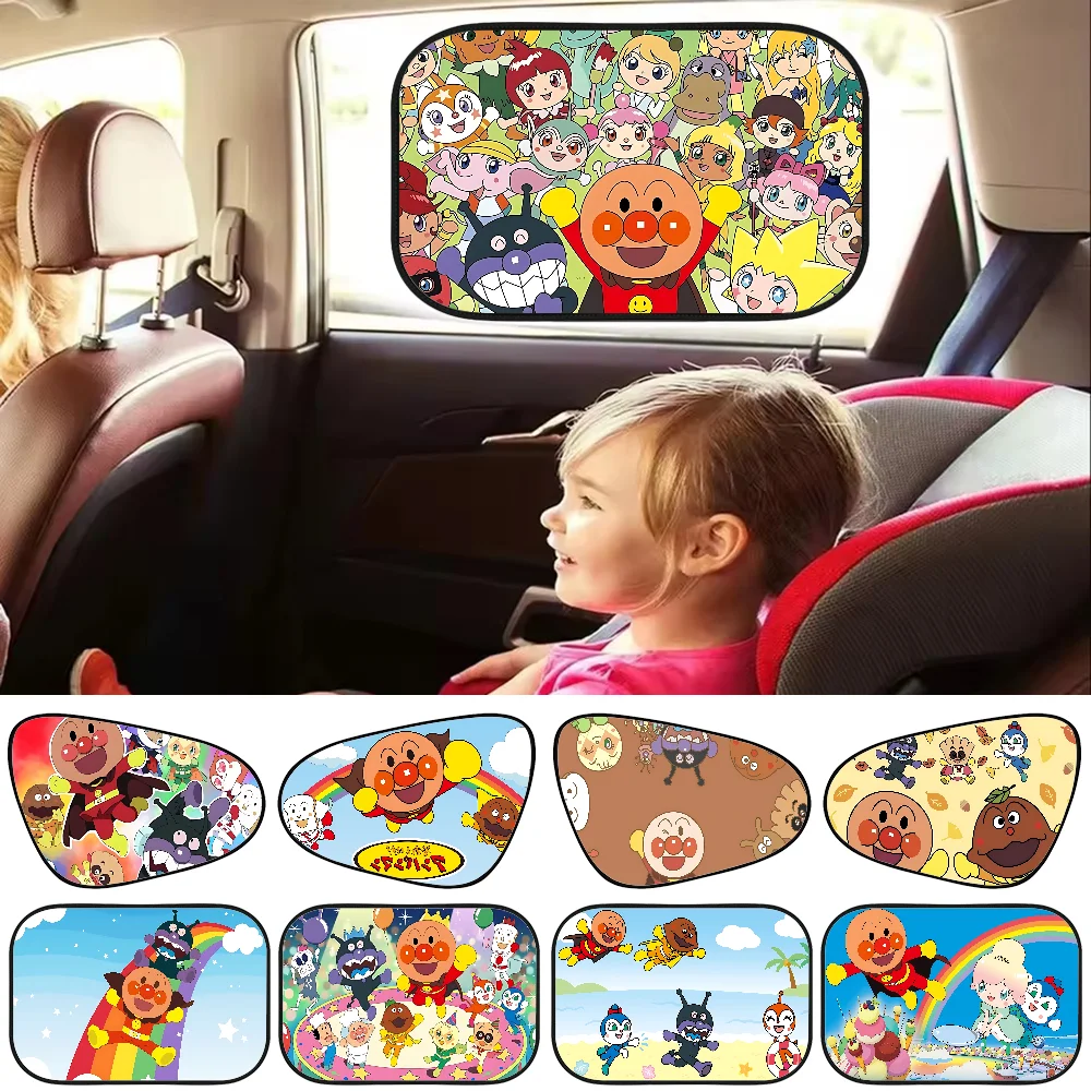 

Classic Japanese Anime A-Anpanman Car Sunshade Window Self-priming Heat Insulation Inside Electrostatic Adsorption