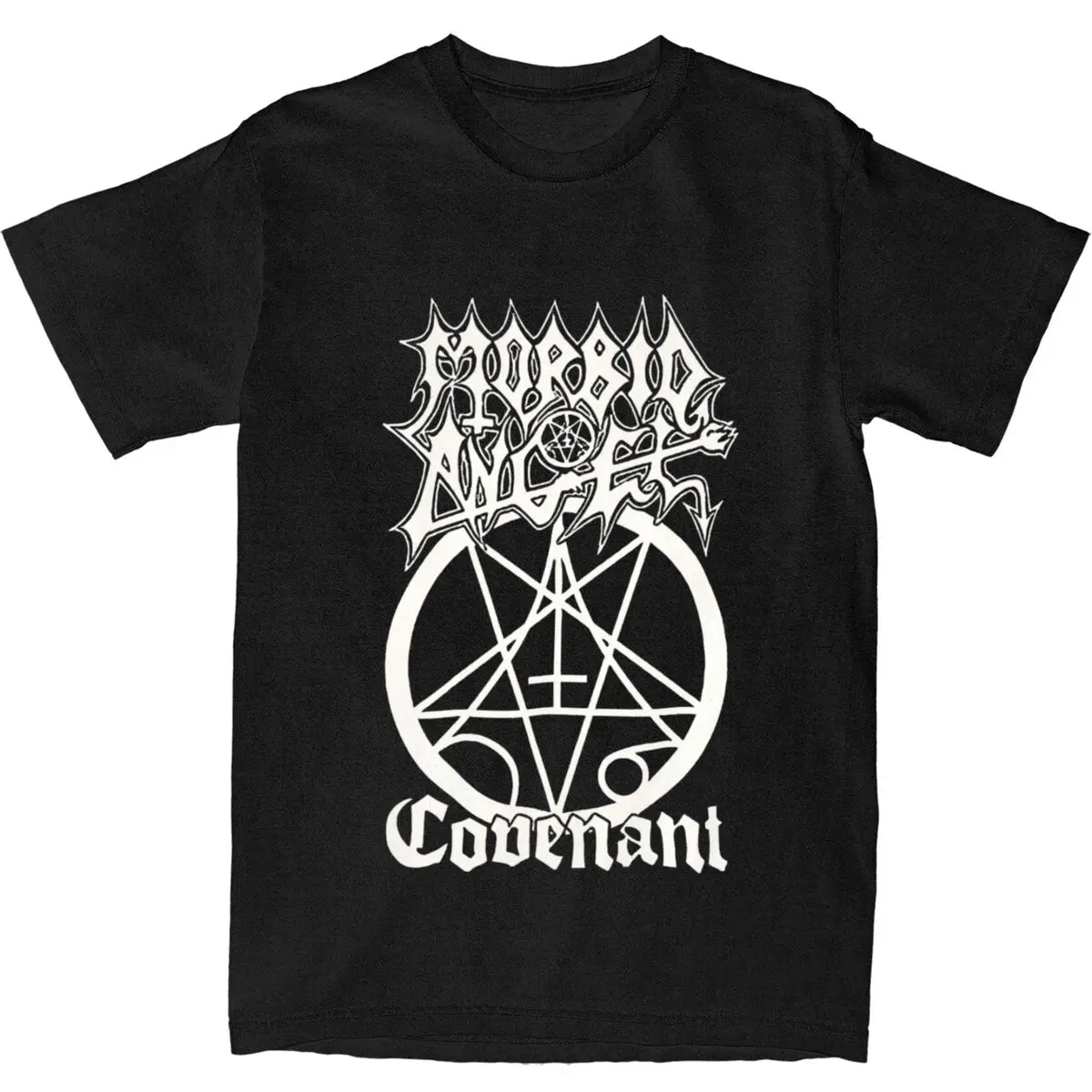 Couple T Shirt Black Metal Band Morbid Angel T-Shirts Hippie Summer Tees Y2K Fun Pattern Cotton Tops Gift