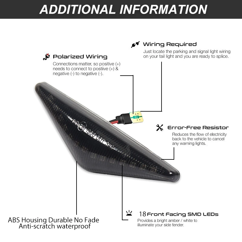 Динамический указатель поворота, светодиодный боковой габаритный фонарь зеркала, мигающий индикатор для Ford MONDEO 2000-2007 MK3 FOCUS MK1 1998-2004