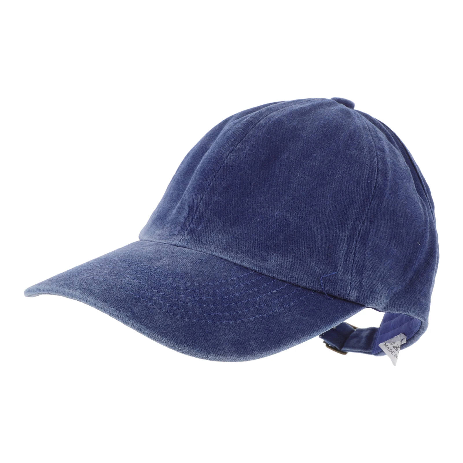 

Vintage Washed Denim Baseball Cap Adjustable Ponytail Hat Sun Protection Wide Brim Comfortable Lightweight Unconstructed Low