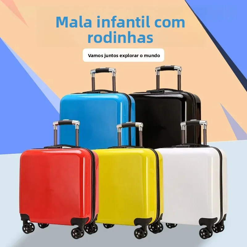 18-inch-children's-luggage-customizable-logo-password-lock-boarding-suitcase-universal-wheels-carry-on-bag-travel-bag