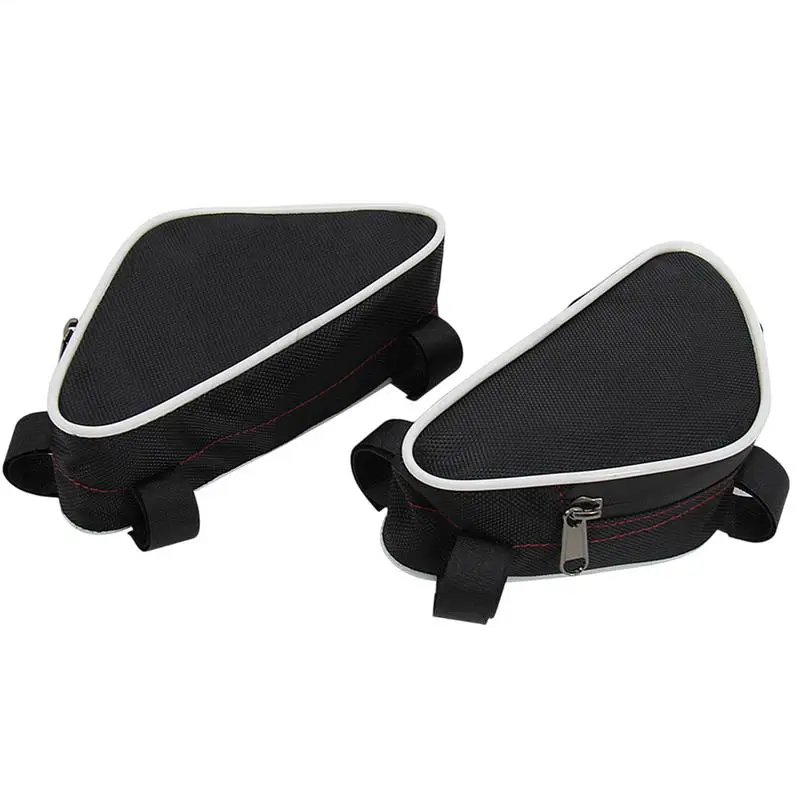 

Motorcycle Bag 2X Travel Tail Storage Package Motorcycle Frame Bag Seat Tube Accessories Storage Package For Motorcross Racing