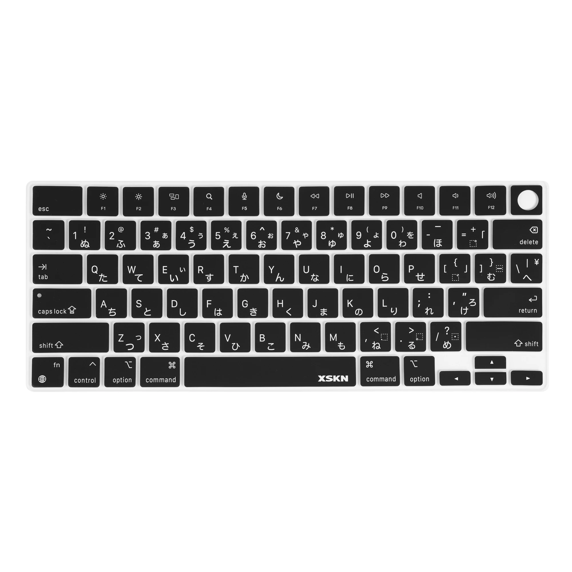 

XSKN US Japanese Silicone Keyboard Cover for 2022+ Macbook Air 13.6/15.3 A2681 A2941 A3113 A3114 M2 M3 Laptop Protective Film