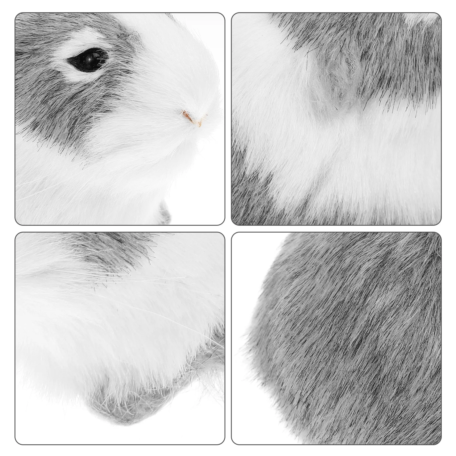 Simulation Mouse Model Animal Statue Realistic Guinea Pig Plush Toys Animals Pet Simulated Hamster Household