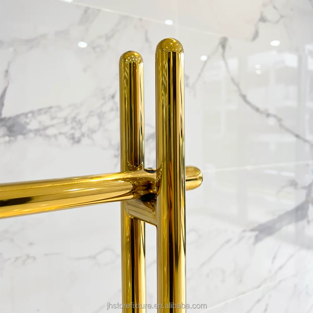 الجملة المعادن غرفة المعيشة معرض التجارة عرض الملابس المحمولة متجر التجزئة عرض موقف الرف