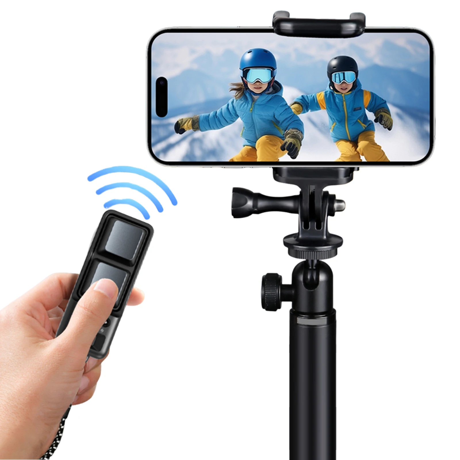Remote Scrolling Ring Multifunctional Mobile and Tablet Page Turner Dual Button Portable for Reading Novels iPad Devices