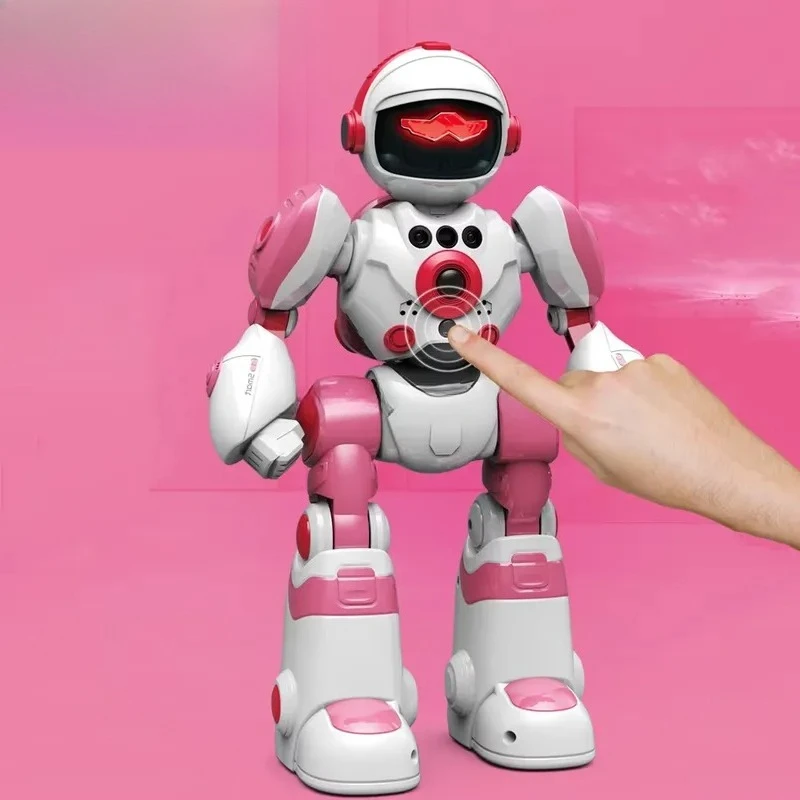 AI Robot Toy Programmable RC Intelligent Walking Dancing Gesture Sensing Rechargeable Gift for Kids Boys Girls Educational