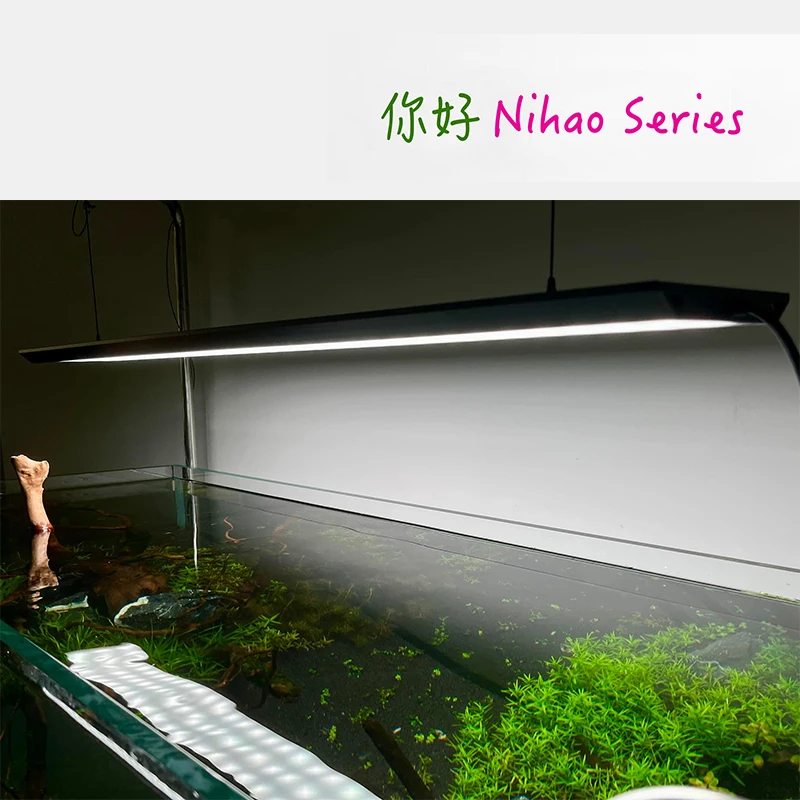 NEMO-Nihao Series LED Aquarium Light, Wrgb, 4K HD Accessories, Full Spectrum, Light Stand for Aquariums, Fresh