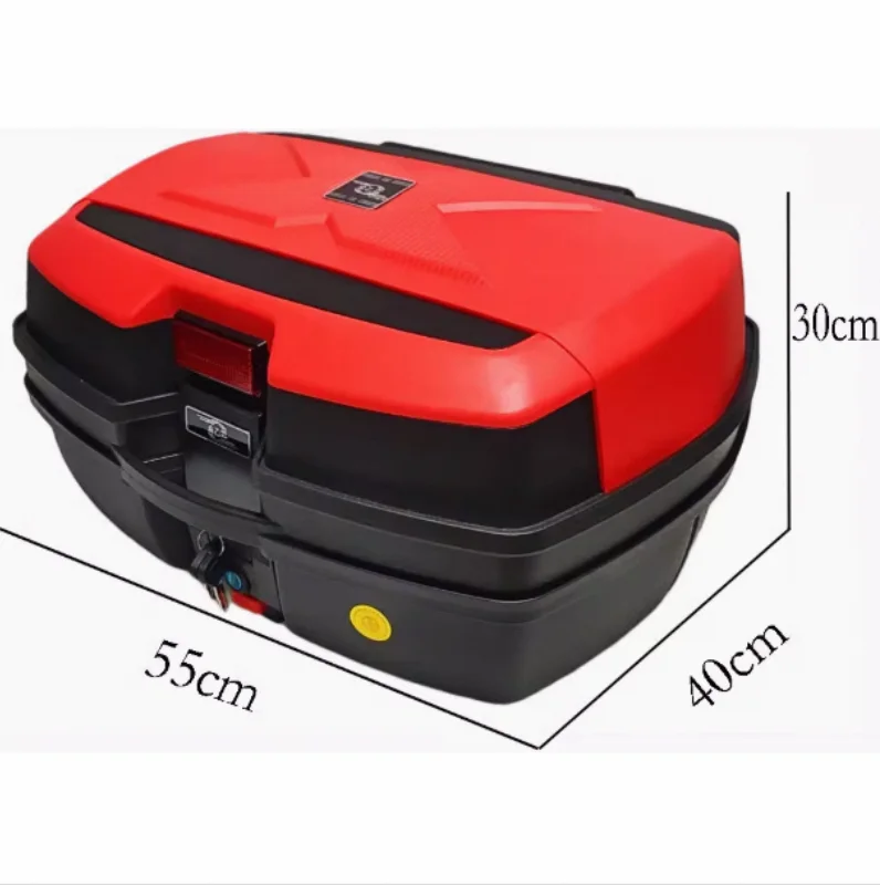 Motorcycle Luggage Box Large Quick-release General Electric Vehicle Trunk Storage Toolbox 45L