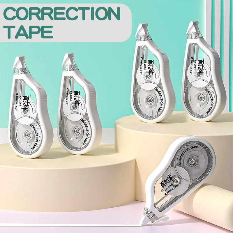 

5 шт./20 м * 0,5 см корректирующая лента большой емкости, подходит для ежедневной коррекции ошибок - сильное покрытие