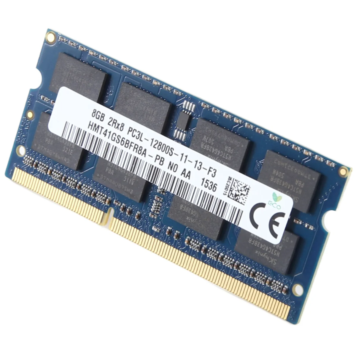 Sodimm ذاكرة رام للكمبيوتر المحمول ، SK Hynix ، 8GB ، DDR3 ، 2RX8 ، 1600Mhz ، PC3-12800 ، 204 Pins ، 1.35V ، يصلح للكمبيوتر المحمول