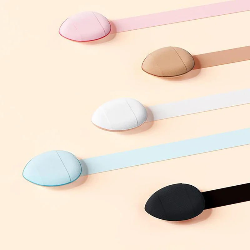 ミニフィンガーパフファンデーション小さなエアクッションパウダースポンジフェイスコンシーラーbbクリーム化粧品アプリケーターメイクアップツール