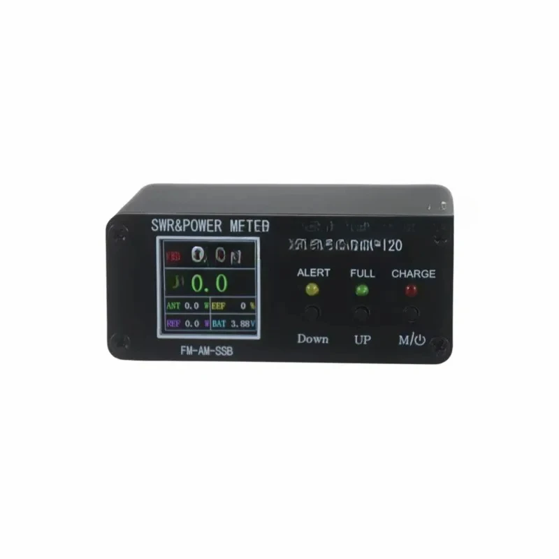 

CQV-SWR120 120W SWR & power meter high standing wave alarm function 240*240 full color HD display fm-am-ssb