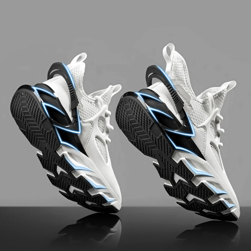 

Men Solid Tone Leisure Sneakers Light Shock Absorbing Outsole Breathable Fabric Comfort Street Daily Sports Footwear