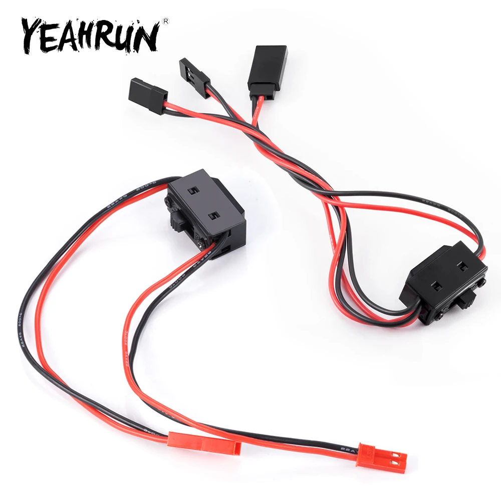 

YEAHRUN 1 шт. JST 1to1 JR 1to2 RC удлинительный кабель для сервопривода с переключателем для радиоуправляемых моделей, детали сервопривода для автомобилей и самолетов