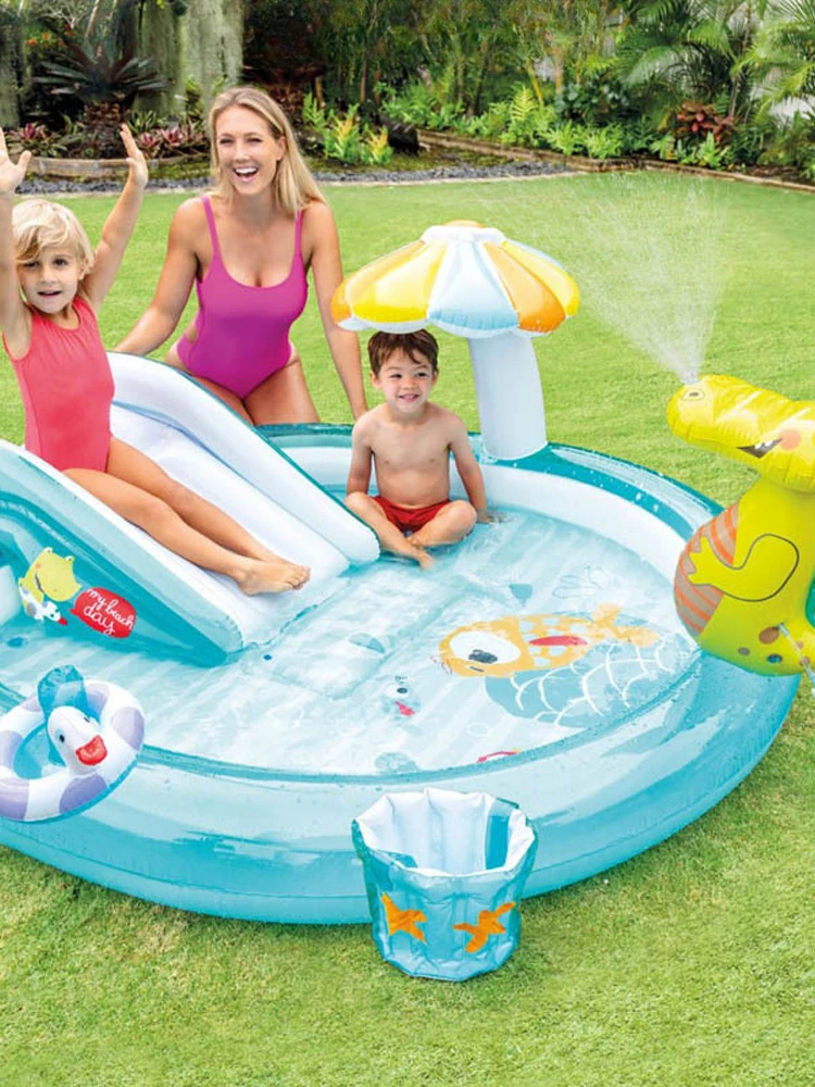 Children's fountain, home play pool, outdoor swimming pool