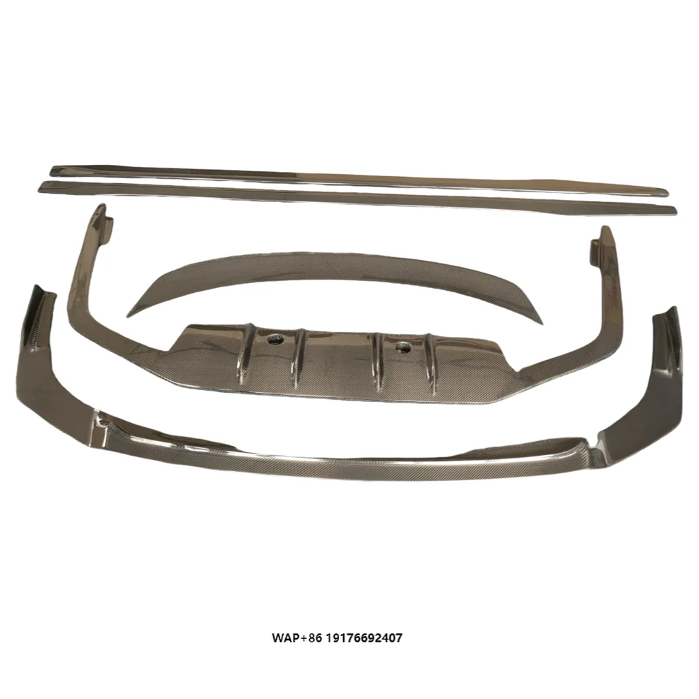 

For LS 350 500H Carbon Fiber Type a Car Front Lip Side Skirts Rear Spoiler Body Kit